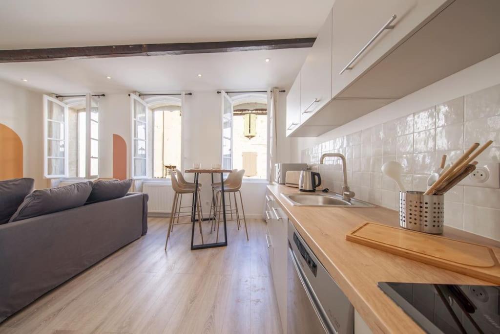 Les Arches - Belle Decoration - Wifi - Ac Clim Apartment วิลเนิฟ-เลส์-อาวิญง ภายนอก รูปภาพ